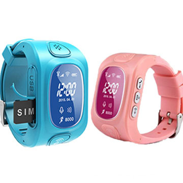 Mobile GPS Smart Watch Tracker für Kinder mit Uhr Design, Anruf, Schlafmodus, Monitor (WT50-KW)